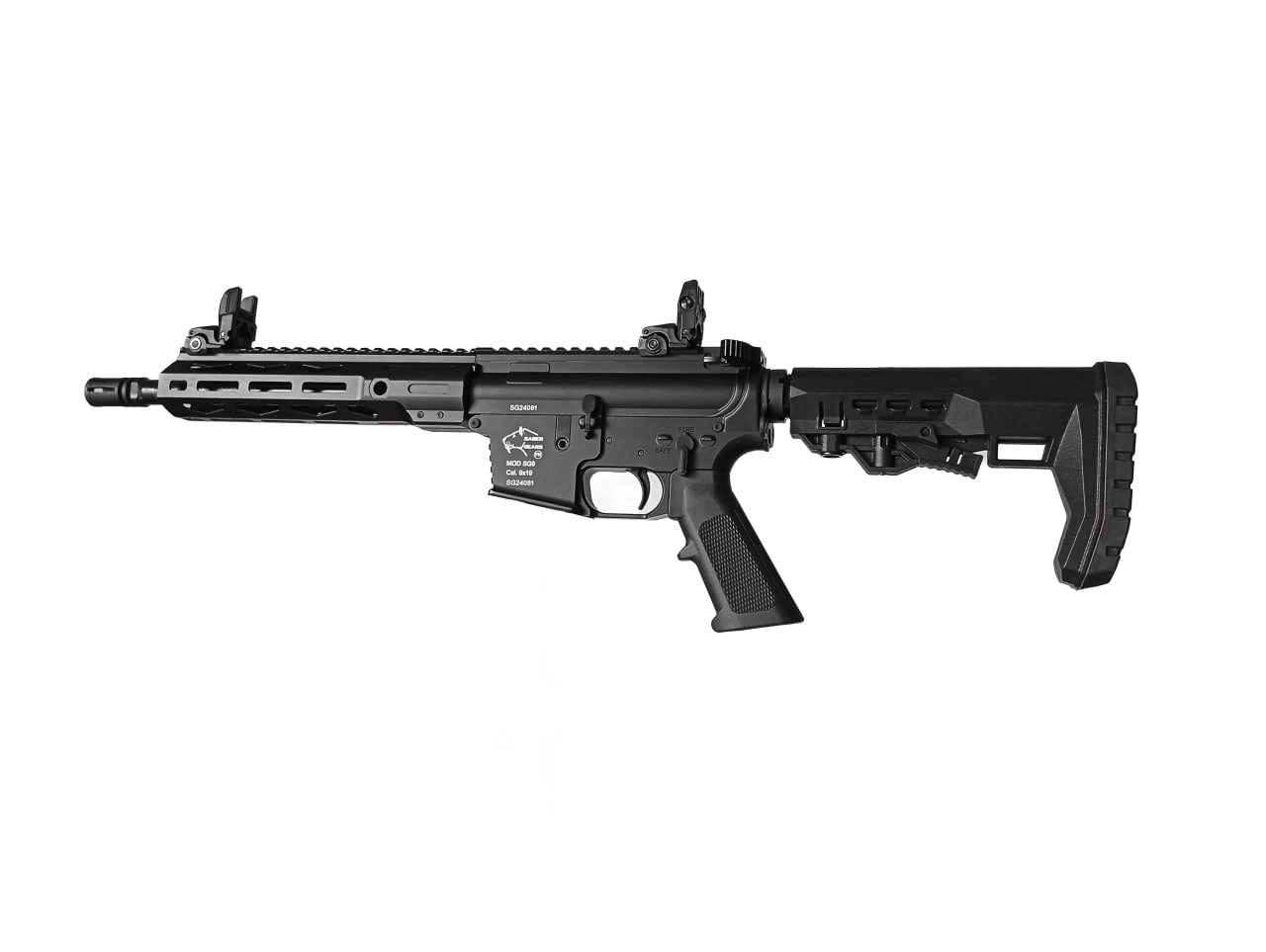 Saber Gears SG9 9x19 Pistol Caliber Carabine 11"