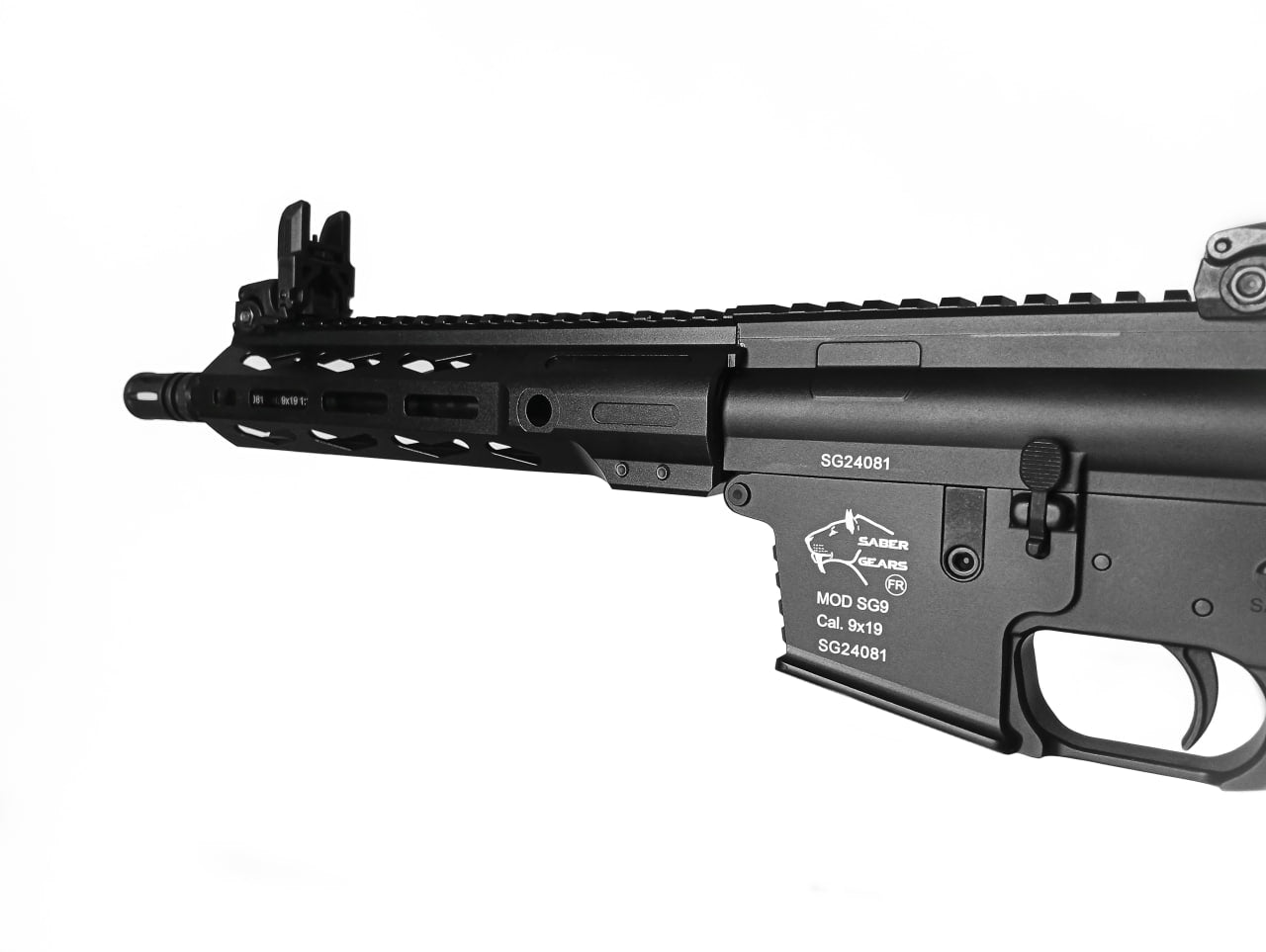 Saber Gears SG9 9x19 Pistol Caliber Carabine 11"